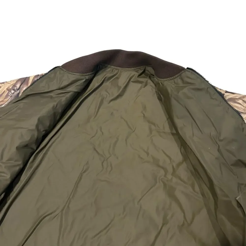 Reversible Camo Hunting Jacket Advantage Wetlands Camo Olive Mens XL